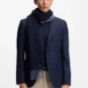Double-faced cashmere scarf