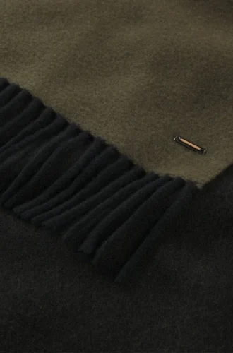 Double-faced cashmere scarf