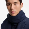 Double-faced cashmere scarf