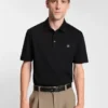 Double-monogram polo shirt in mercerised cotton