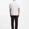 Double-monogram polo shirt in mercerised cotton