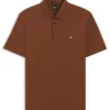Double-monogram polo shirt in mercerised cotton