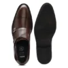 Double-strap monk shoes in leather Double-strap monk shoes in leather
