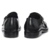 Double-strap monk shoes in leather