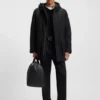 Down-filled jacket with water-repellent finish
