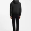 Down-filled jacket with water-repellent finish