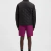 Down-filled jacket with water-repellent finish