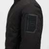 Down-filled jacket with water-repellent finish