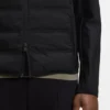 Down-filled jacket with water-repellent finish