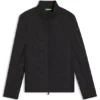 Down-filled jacket with water-repellent finish