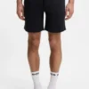 Drawstring pajama shorts in cotton with printed branding Drawstring pajama shorts in cotton with printed branding