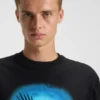 Eagle-artwork T-shirt in cotton jersey