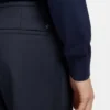 Easy-iron modern-fit trousers in cotton-blend twill