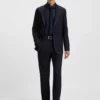 Easy-iron regular-fit shirt in cotton poplin