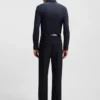 Easy-iron regular-fit shirt in cotton poplin