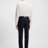 Easy-iron regular-fit shirt in cotton poplin