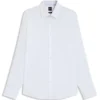 Easy-iron regular-fit shirt in cotton poplin