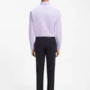 Easy-iron regular-fit shirt in stretch cotton