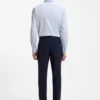 Easy-iron regular-fit shirt in stretch-cotton dobby