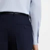 Easy-iron regular-fit shirt in stretch-cotton dobby