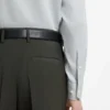 Easy-iron regular-fit shirt in stretch-cotton dobby