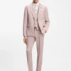 Easy-iron regular-fit shirt in stretch-cotton poplin
