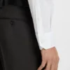 Easy-iron regular-fit shirt in stretch-cotton poplin