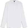 Easy-iron regular-fit shirt in stretch-cotton poplin