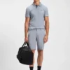 Easy-iron shorts with water-repellent finish