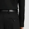 Easy-iron slim-fit shirt in cotton poplin