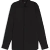 Easy-iron slim-fit shirt in cotton poplin