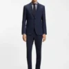 Easy-iron slim-fit shirt in stretch cotton