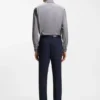 Easy-iron slim-fit shirt in stretch cotton