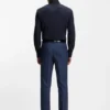 Easy-iron slim-fit shirt in stretch-cotton poplin