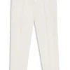 Easy-iron tapered-fit trousers in stretch-cotton poplin Easy-iron tapered-fit trousers in stretch-cotton poplin