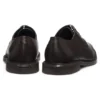 Embossed-logo Derby shoes in leather
