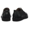 Embossed-logo Derby shoes in leather