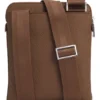 Embossed-logo envelope bag in Italian leather Embossed-logo envelope bag in Italian leather