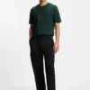 Embroidered-artwork T-shirt in cotton jersey