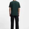 Embroidered-artwork T-shirt in cotton jersey