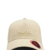 Embroidered-logo cap in cotton twill