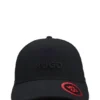 Embroidered-logo cap in cotton twill