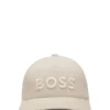 Embroidered-logo cap in cotton twill