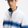 Embroidered-logo cap in cotton twill