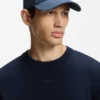 Embroidered-logo cap in cotton twill