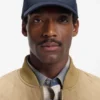 Embroidered-logo cap in cotton twill