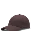 Embroidered-logo cap in linen Embroidered-logo cap in linen