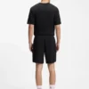 Embroidered-logo pyjama shorts in a cotton blend