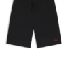 Embroidered-logo pyjama shorts in a cotton blend