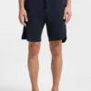 Embroidered-logo pyjama shorts in stretch jersey